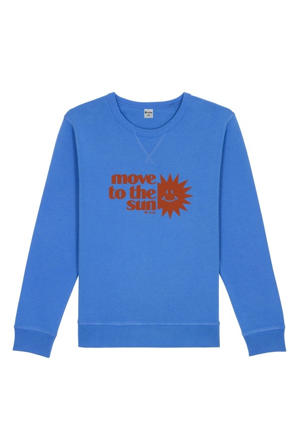 SWEAT MOVE TO THE SUN VINTAGE BLUE