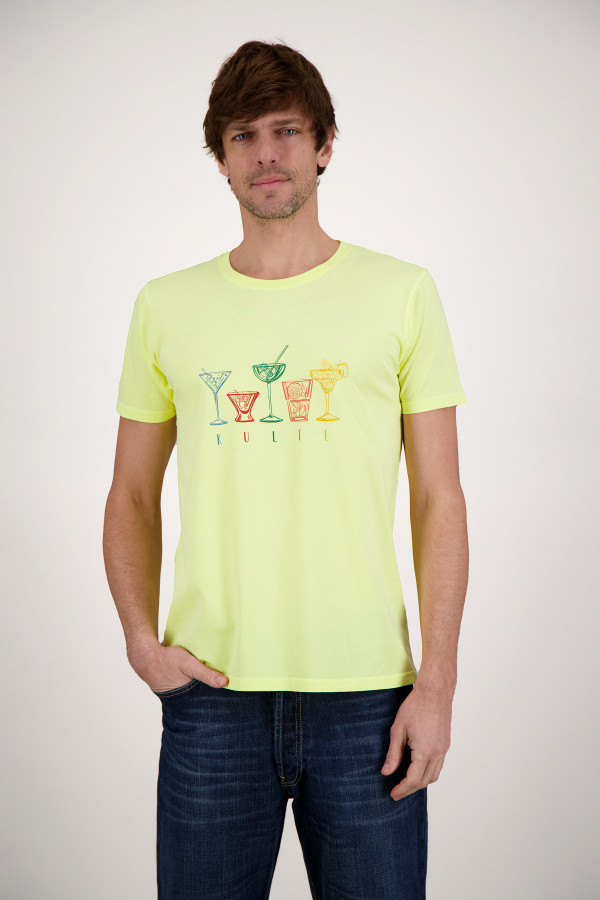 T-SHIRT COCKTAIL YELLOW